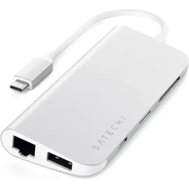 Satechi USB-C Multimedia Adapter Silber