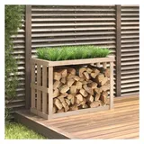 vidaXL Kaminholzregal 108 x 52 x 74 cm braun