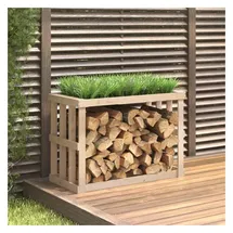 vidaXL Kaminholzregal 108 x 52 x 74 cm braun
