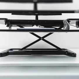 Bakker Elkhuizen BakkerElkhuizen Sitz-Stehschreibtischaufsatz BNEASSDR2B, schwarz