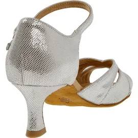 Diamant Damen Tanzschuhe 144-077-246 & Latein, Silber (Weiß-Silber), 39 1/2 EU (6 UK)