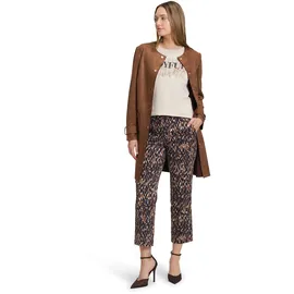 Betty Barclay Businesshose mit Bügelfalte in Dark Blue/Brown | Gr.: 40
