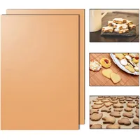 Lobwerk Backmatte 33 x 40cm wiederverwendbar mit Antihaftbeschichtung (2er