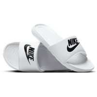 Nike Victori Slipper, White Black Weiß, 44 EU