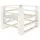 vidaXL Garten-Palettensessel Sessel 80 x 60,8 x 67,5 cm weiß