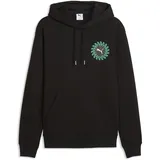 Puma Hoodie "Sunset Drive Hoodie Herren", Herren, Gr. L, schwarz, Obermaterial: 32% Polyester, 68% Baumwolle. Kapuzenfutter: 100% Baumwolle. Rippe: 4% Elasthan, 96% Baumwolle, normal, Sweatshirts Hoodie