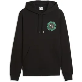 Puma Hoodie "Sunset Drive Hoodie Herren", Herren, Gr. L, schwarz, Obermaterial: 32% Polyester, 68% Baumwolle. Kapuzenfutter: 100% Baumwolle. Rippe: 4% Elasthan, 96% Baumwolle, normal, Sweatshirts Hoodie