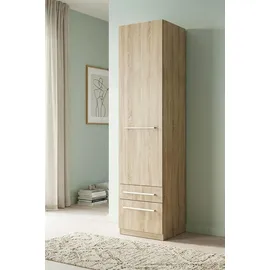 Priess Wäscheschrank Barcelona 48 x 193 x 36 cm Braun/Beige