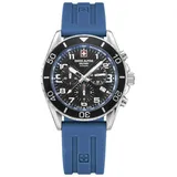 Swiss Alpine Military Schweizer Uhr Raptor blau