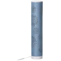 NORTHPOINT LED Lichtsäule Stehlampe mit samtiger Textil Oberfläche und