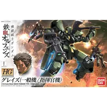 BANDAI SPIRITS Gundam Model Kit HG 1/144 Graze Standard/Commander Typ 13 cm grün