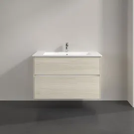 Villeroy & Boch Waschtischunterschrank 2 Auszüge 96,1 x 61 x 48 cm Weiß
