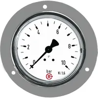 Riegler Standardmano., Frontring verchr., G 1/4 hinten, 0 -