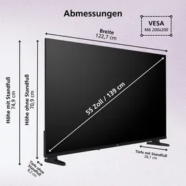 JVC LT-55VU3655 55" 4K UHD LED Smart TV
