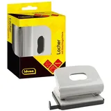 IDENA Locher, Metall, bis 16 Blatt grau