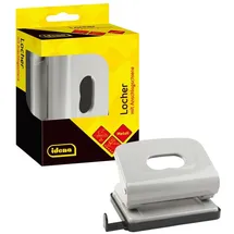 IDENA Locher, Metall, bis 16 Blatt grau