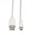 Value USB 2.0 Kabel, Typ A - 5-Pin Mini, weiß, 0,8 m