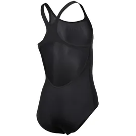 Arena Mädchen Girl's Team Swimsuit Swim Pro Solid Badeanzüge, Black-white, 164