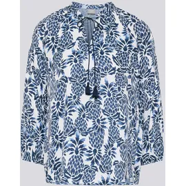 Rabe Klassische Bluse Dunkelblau 52