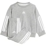 adidas Unisex Baby ESSENTIALS JOGGER, Medium Grey Heather/White, 0-3 Months