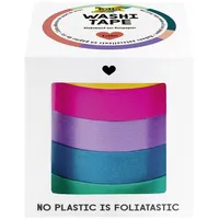 Folia Washi Tape Uni Basic 5er Set 10 m x 10 mm