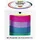 Folia Washi Tape Uni Basic 5er Set 10 m x 10 mm