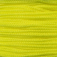 Paracord Planet Micro Cord 1.18mm Diameter 125 Feet Spool of Braided Cord - Available in a Variety of Colors Made in The USA (Neon Yellow)