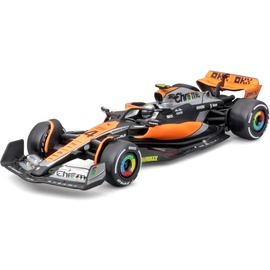 BBURAGO F1 McLaren MCL60 '23 #4 Norris mit Helm, Maßstab 1:43 Formel 1