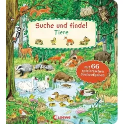 LOEWE VERLAG 978-3-7432-0339-6 Suche und finde! Tiere