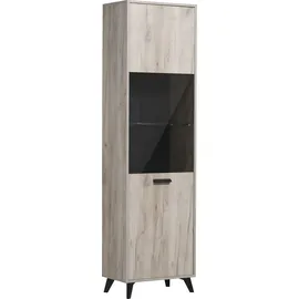 INOSIGN Vitrine Umbria 53,5 x 33 x 191,5 cm Grau