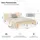 Homestyle4u Holzbett 160 x 200 cm Braun