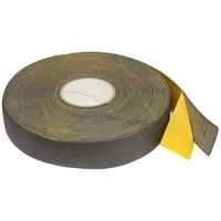 Berner Kautschuk Wickelband selbstklebend für Kautschuk Rohrisolierungen, grau, 15