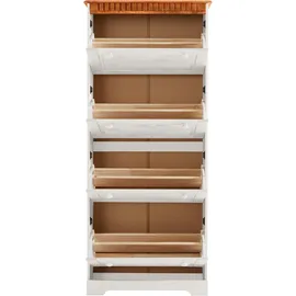 OTTO home Lisa 75 x 172 x 25 cm weiß / weiß