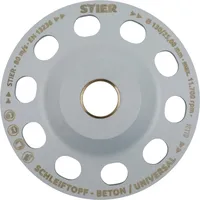 Stier Diamant-Schleiftopf Ø130mm Bohrung 25,0 / 22,23 mm Beton/Universal,