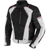 Germot Motorradjacke Herren Sommer X-Air Evo Pro - hellgrau-schwarz - 4XL