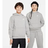 Nike Sportswear Club Fleece Hoodie Kinder Dark Grey Heather/White S