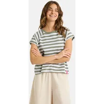 LIEBLINGSSTÜCK TaraEP Pyjama-Shirt gestreift grün 4XL