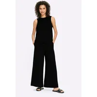 Hosenanzug HEINE, Damen, Gr. 36, Normalgrößen, schwarz, 100% Polyester, Anzüge Hosenanzug