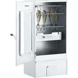 Cloris DesignMöbel Räucherofen mit Kaltrauchgenerator Verzinkter Stahl - Gasgrills DE930810 - Silber