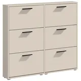 Bega Consult Schuhkipper 116 x 103 x 17 cm kaschmir / kaschmir