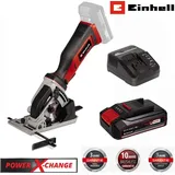 Einhell Akku-Mini-Handkreissäge TE-CS 18/89 Li - mit Akku 2.5 Ah und Ladegerät