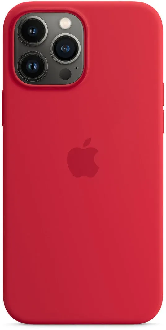 Apple Silikon Case mit MagSafe (iPhone 13 Pro Max) Rot RED