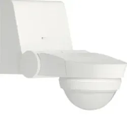 Hager EE840 Außenbewegungsmelder 360° IP55 weiß.Außenbewegungsmelder zur Beleuchtungssteuerung in gewerblichen Gebäuden und Wohnhäusern mittels