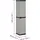 vidaXL Garten-Lagerschrank 34 x 40 x 168 cm Grau-Schwarz
