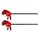 einhell accessories Einhell Einhandzwingen-Set 2 x 600 mm (Schnelllösegriff, 600 mm Spannweite, 150 kg Spannkraft, Spreizfunktion, tiefe Ausladung, werkzeugfreier Umbau)