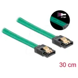DeLock SATA 6 Gb/s Cable UV glow effect - SATA-Kabel