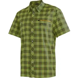 MAIER SPORTS Herren Hemd Kasen S/S 1/2 Arm, green check, 50
