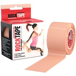 Kinesiologisches Tape RockTape (5cm x 5m) für Sportler - Beige EINHEITSGRÖSSE