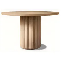 aea Runder Esstisch 152 x 76 x 152 cm braun