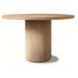 aea Runder Esstisch 152 x 76 x 152 cm braun